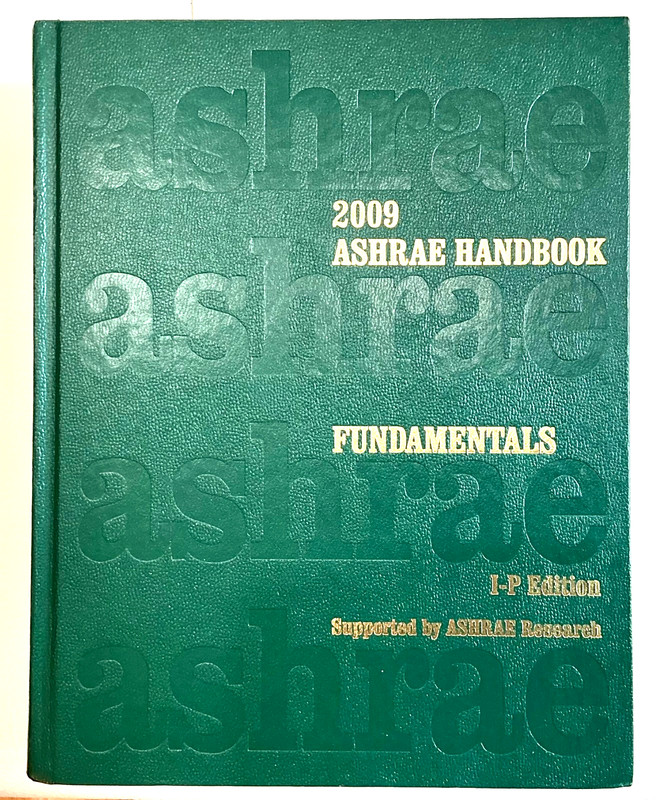2009 ASHRAE Handbook FUNDAMENTALS | Brand New | I‑P Edition | HVAC w/Unused CD