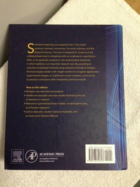 Statistical Methods (BRAND NEW US HARDCOVER STUDENT 3/E; ISBN-10: 0123749700) gallery