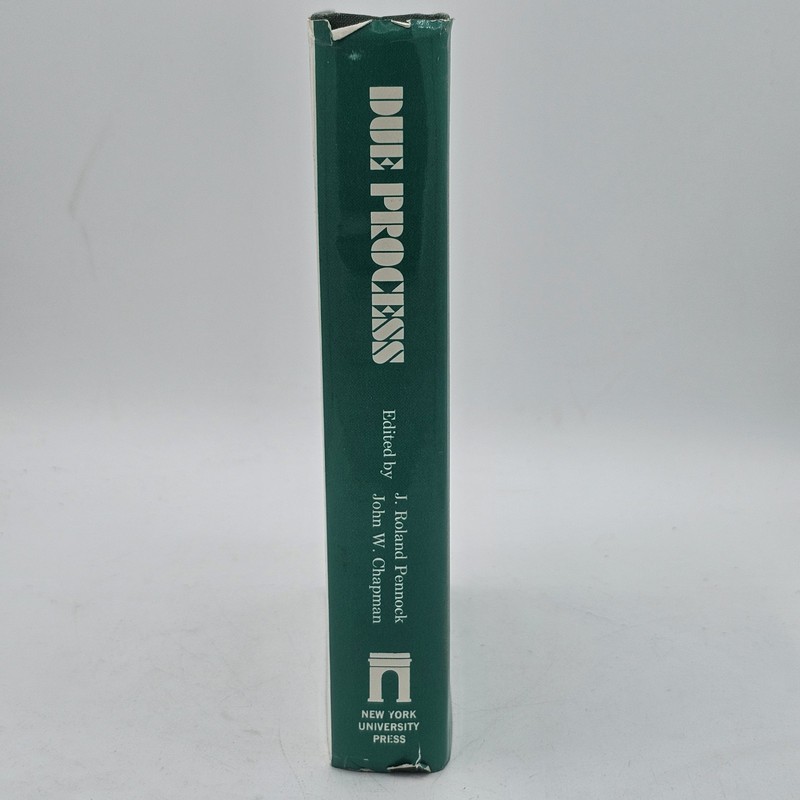Due Process J Roland Pennock 1977 HC w/DJ Nomos XVIII Political Theory gallery