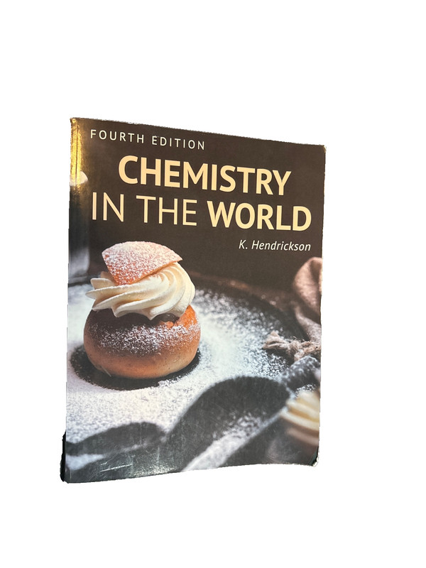 Chemistry in The World textbook ISBN 978-1-7935-4696-8. Like New – No markings.