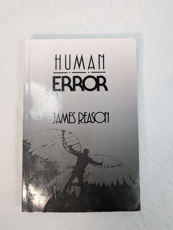 Human Error James Reason Cambridge Paperback