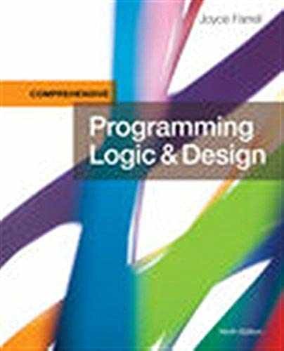 Programming Logic & Design, – Paperback, by Farrell Joyce – Acceptable p