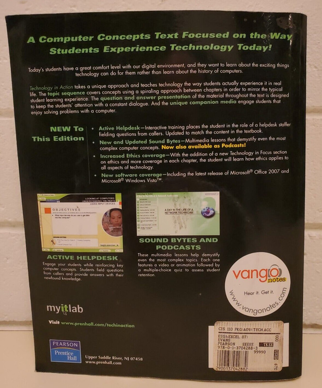 COMPLETE TECHNOLOGY IN ACTION 5th FIFTH EDITION CD INCLUDED Evans Martin Poatsy gallery
