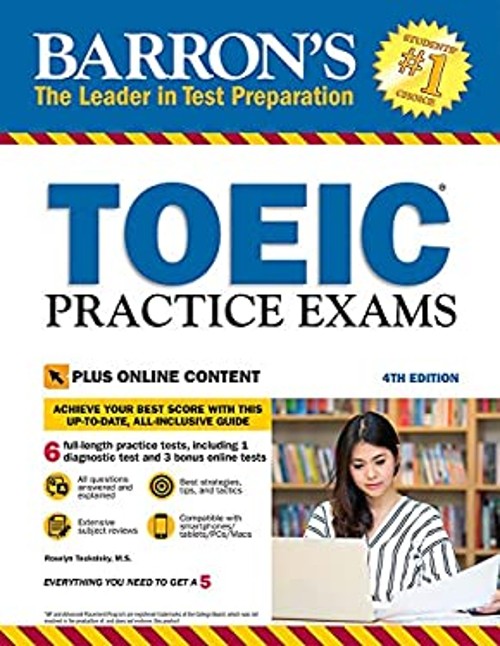 TOEIC Practice Exams : With Downloadable Audio Paperback Lin Loug