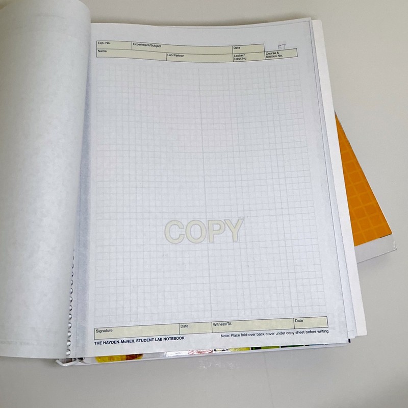 2 Pack Bundle Hayden-McNeill 100 Duplicate Pages Chemistry Student Lab Notebook gallery