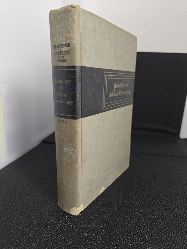 Readings in Social Psychology 1961 Henry Holt and Company HC