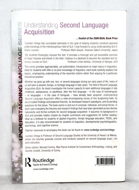 Understanding Second Language Acquisition by Lourdes Ortega (2009, Trade... gallery