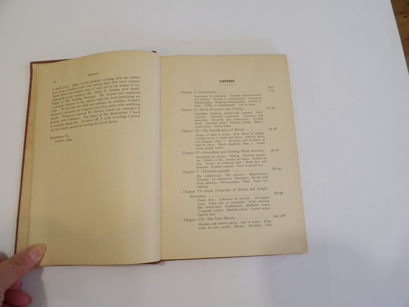 Structural Metallography Book HB Pulsifer 1920 Good condition please see photos gallery