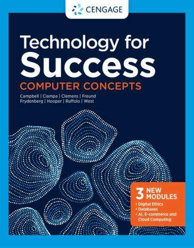 Technology for Success : Computer Concepts, Paperback by Campbell, Jennifer T…