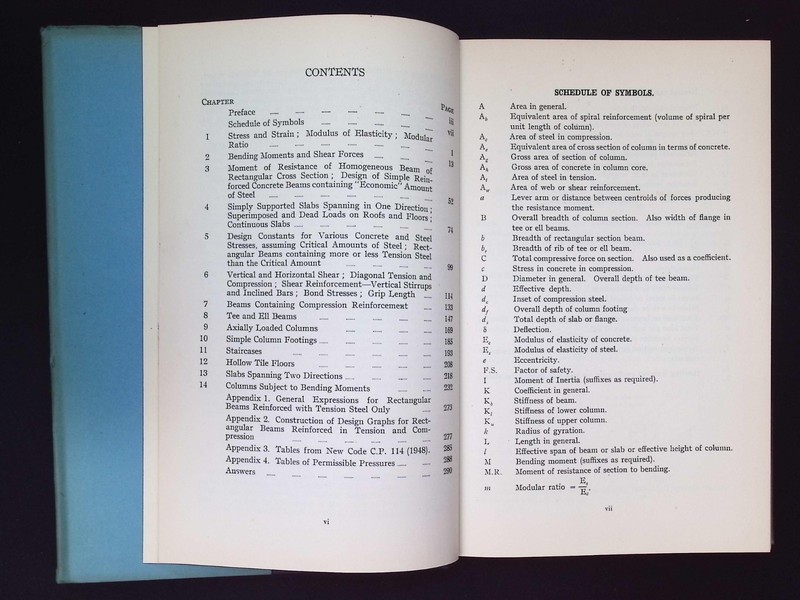 Elementary Reinforced Concrete Design by W. Morgan, 1953 Edward Arnold HB gallery