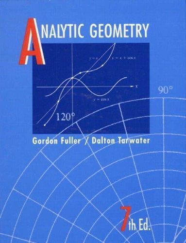 Analytic Geometry; 7th Edition – 0201134845, Gordon Fuller, hardcover