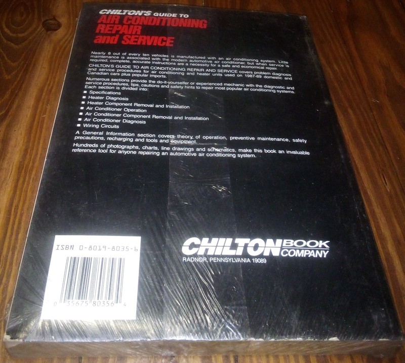 Chilton's Guide to Air Conditioning Repair and Service Manual Sealed New gallery