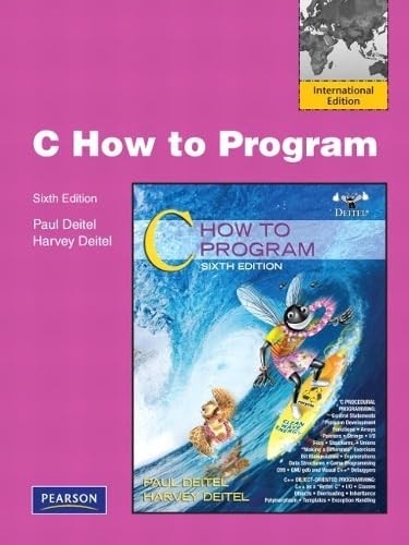 C: How to Program: Int… by Deitel, Harvey M. Multiple-component retail product