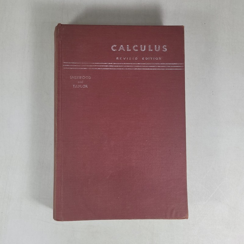 Calculus Prentice-Hall Textbook Sherwood Taylor 1951 Hardcover gallery