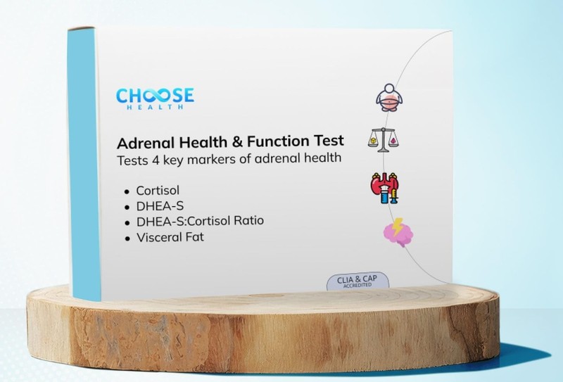 4-in-1 Cortisol DHEA-S Test | Sleep Test | Stress Test | Adrenal Health Fun…