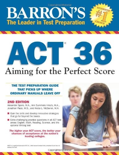 Barron’s ACT 36, 2nd Edition: Aiming fo…, Ann Summers