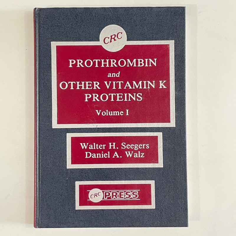 Prothrombin and Other Vitamin K Proteins ; Seegers and Walz ; HC 1986