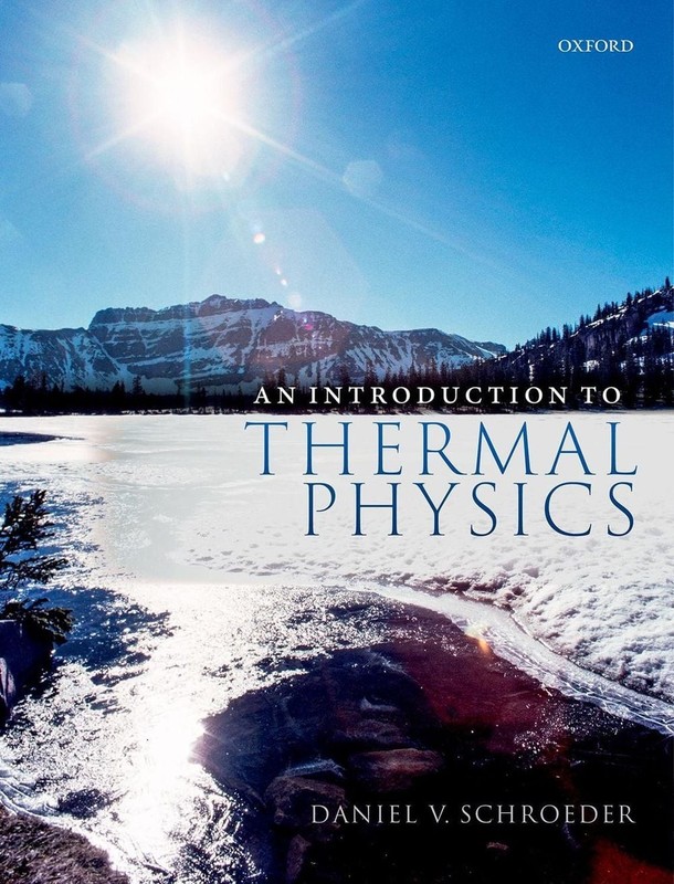 An Introduction to Thermal Physics by Daniel V. Schroeder (English) Paperback Bo