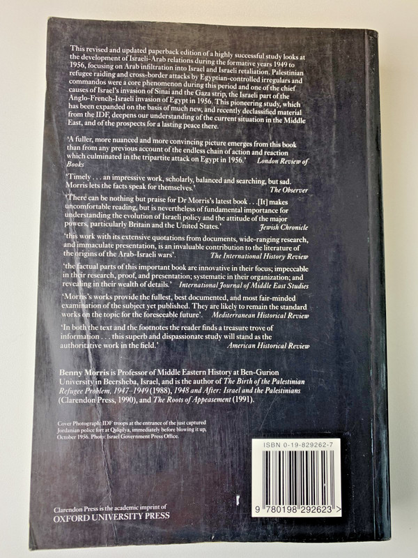 Israel's Border Wars 1949-1956 Suez War Oxford by Benny Morris 9780198292623 gallery
