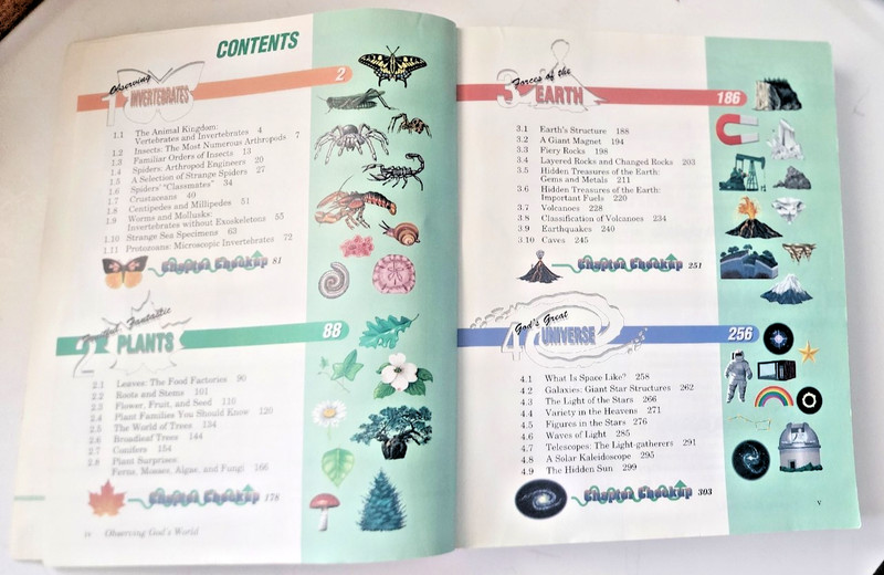 A Beka Observing God's World Grade 6 Science Student Textbook 1991 gallery