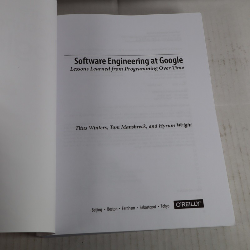 Software Engineering at Google: Lessons Learned from Programming Over Time gallery