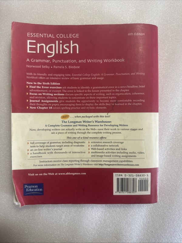College English : A Grammar, Punctuation, and Writing Workbook by Pamela S.... gallery