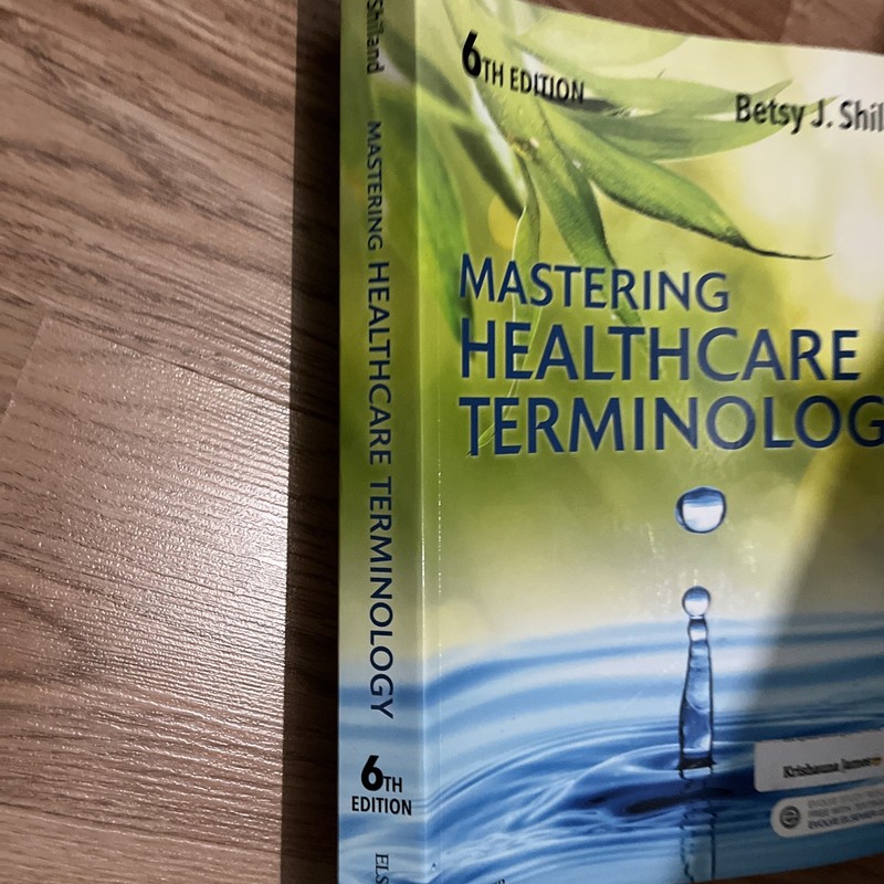Mastering Healthcare Terminology by Betsy J. Shiland 6th Edition gallery