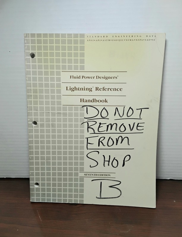Fluid Power Designers Lightning Reference Handbook 7th Ed 1990 PB Engineering