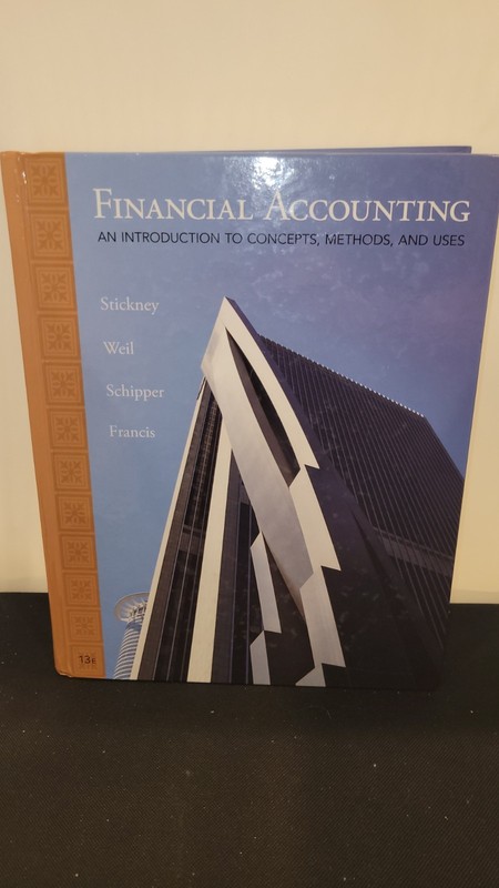Financial Accounting: An Introduction – Hardcover, by Stickney Clyde P.; – VG