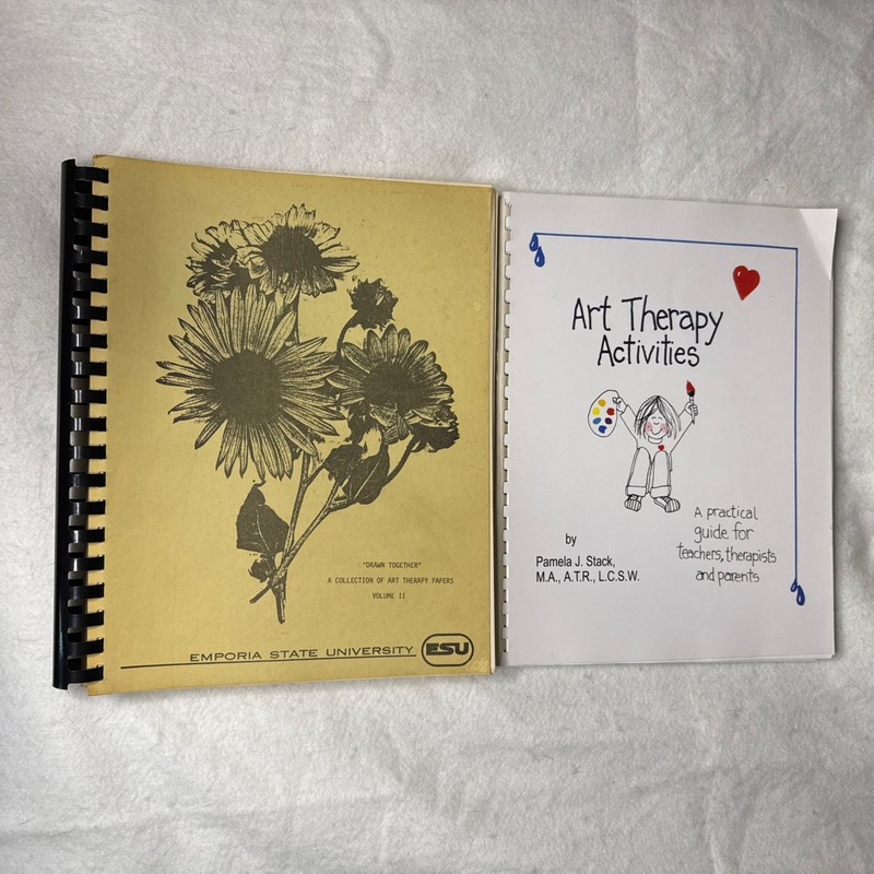 Art therapy lot. Art therapy activities and art therapy papers volume two