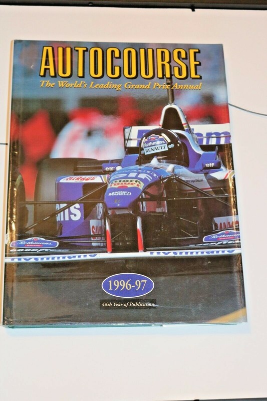 AUTOCOURSE 1996-97 WORLDS LEADING GRAND PRIX ANNUAL WILLIAMS DAMON HILL