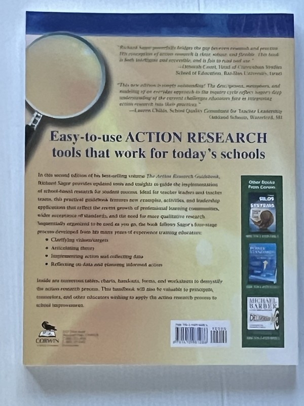 The Action Research Guidebook 2nd Ed, 2011-4 stage process for Educators R Sagor gallery
