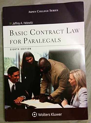Basic Contract Law for – Paperback, by Helewitz Jeffrey A. – Very Good