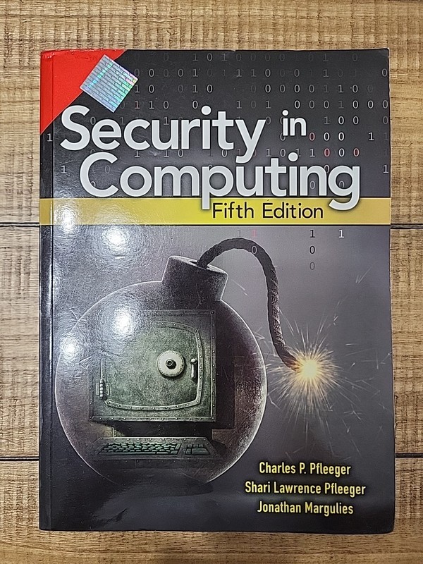 Security in Computing 5th Edition by Charles P. Pfleeger