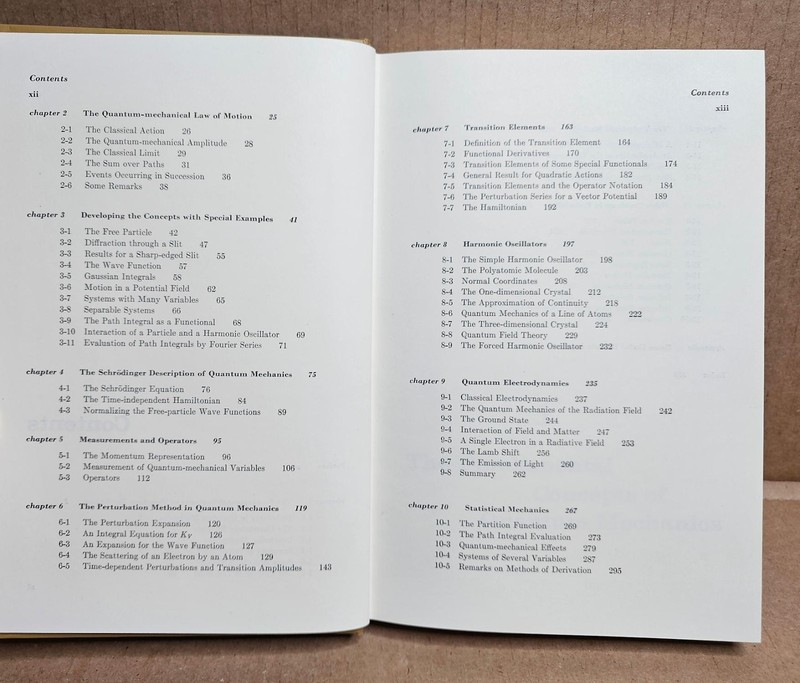 Quantum Mechanics and Path Integrals - Feynman & Hibbs 1st Edition 1965 HC gallery
