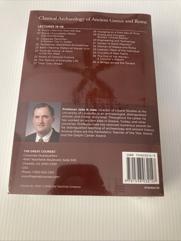 Great Courses DVDs/Book/Transcript Classical Archaeology Of Ancien GREECE & ROME gallery