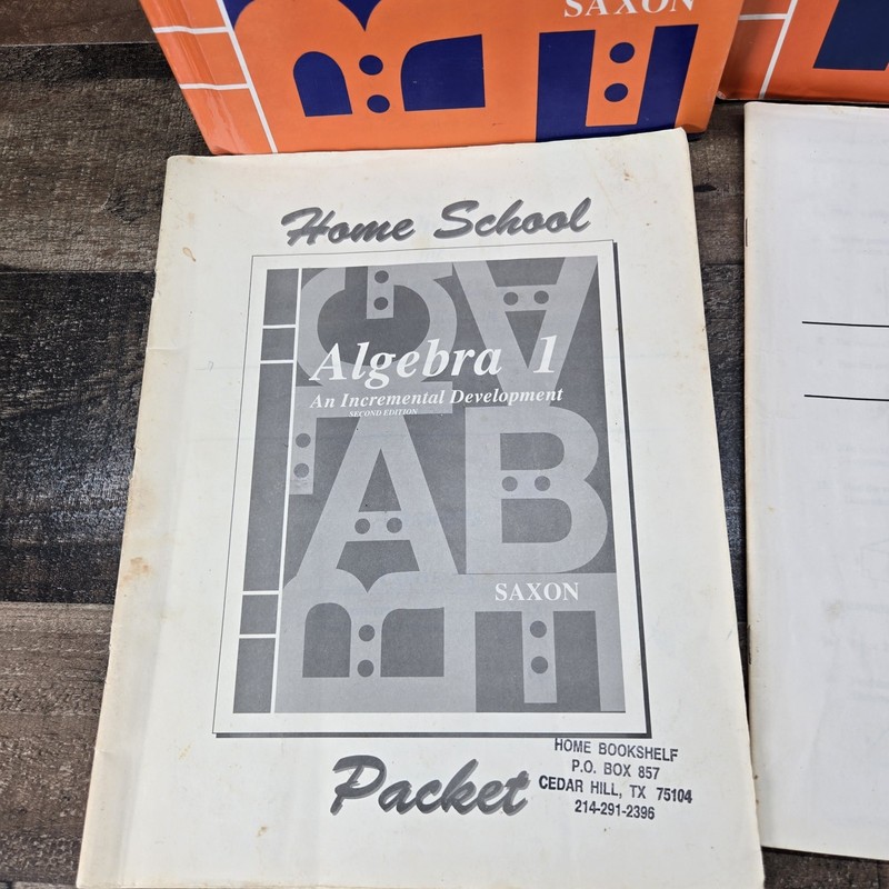 Saxon Algebra 1 Math Set (2nd Second Edition): Textbook & Solutions Manual Tests gallery