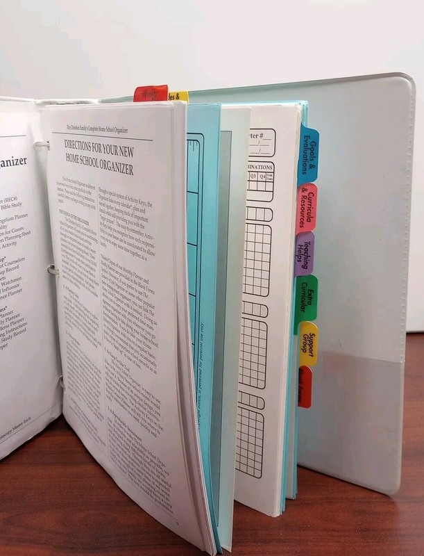 HOME SCHOOL ORGANIZER Gregg Harris Includes Complete Set of Master Sheets gallery