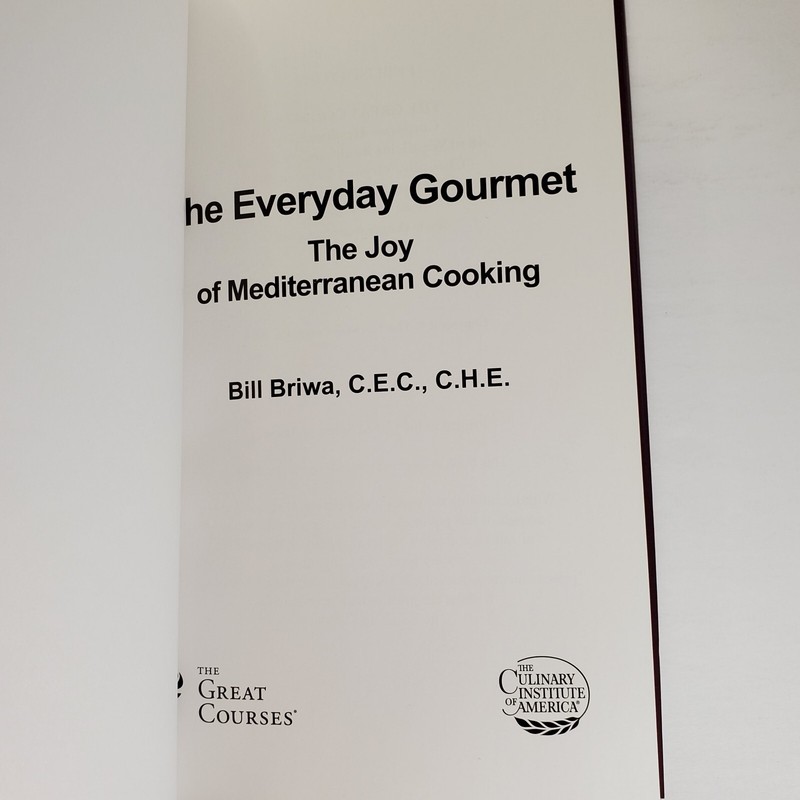 The Great Courses : The Everyday Gourmet by Bill Briwa 2013 3 DVD/HC Sealed gallery