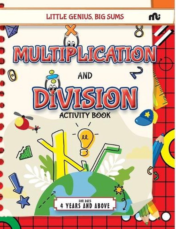 Little Genius, Big Words: Multiplication and Division Activity Book by Moonstone