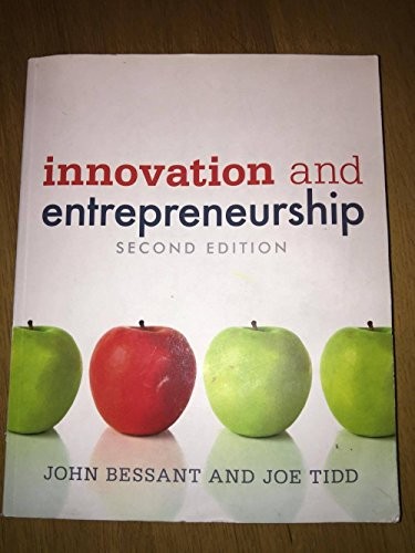 Innovation and Entrepreneurship by Tidd, Joe 0470711442 The Fast Free Shipping