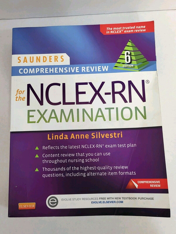 Saunders NCLEX-RN Examination Review 6th Edition by Silvestri