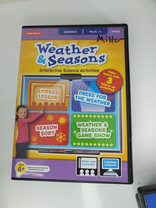 Lakeshore Weather & Seasons Interactive Science Activities PC/MAC Pre K – K