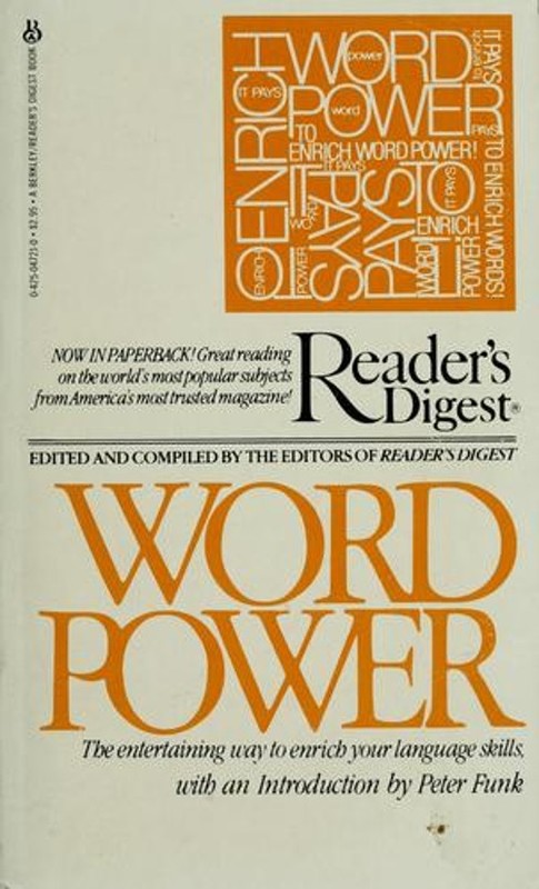 Word Power Paperback Reader’s Digest Editors