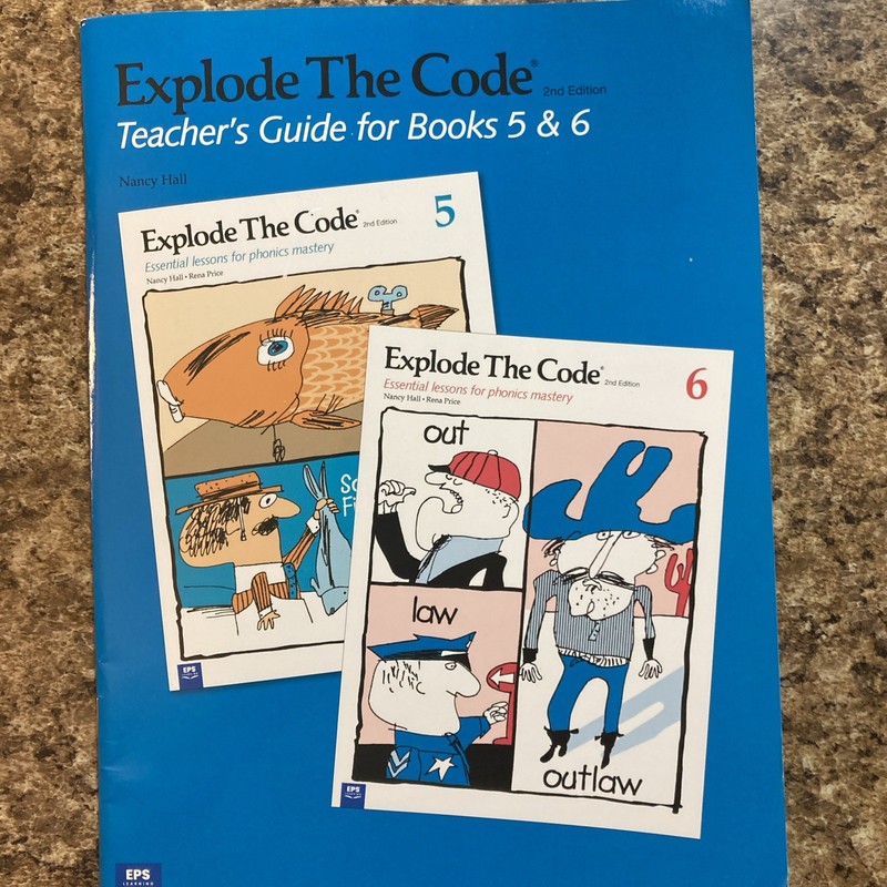 Explode The Code Teacher’s Guide For Books 5 & 6, Homeschool Phonics