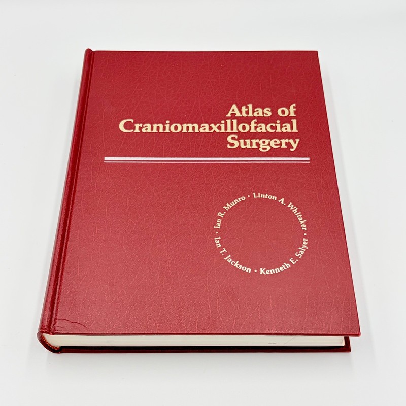 Vintage Atlas Of Craniomaxillofacial Surgery Munro Whitaker Jackson Salyer 1982