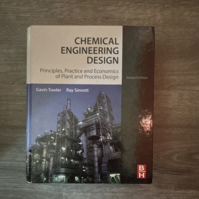 Chemical Engineering Design 2nd Ed Towler & Sinnott Hardcover Butterworth-Heine…