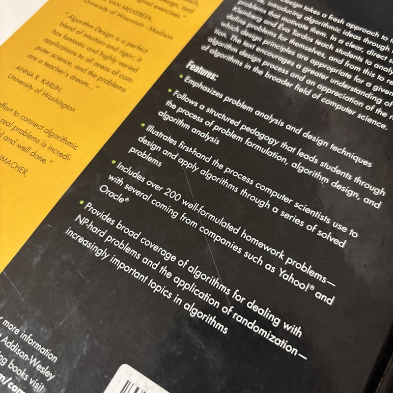 Algorithm Design by Eva Tardos and Jon Kleinberg (2006, HC) gallery