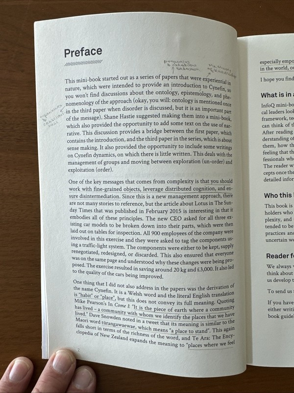 Cynefin Mini-Book by Greg Brougham (2015, Trade Paperback) gallery