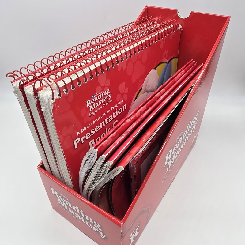 SRA Reading Mastery Signature Edition Grade K Presentation Books A-C Teacher Set gallery